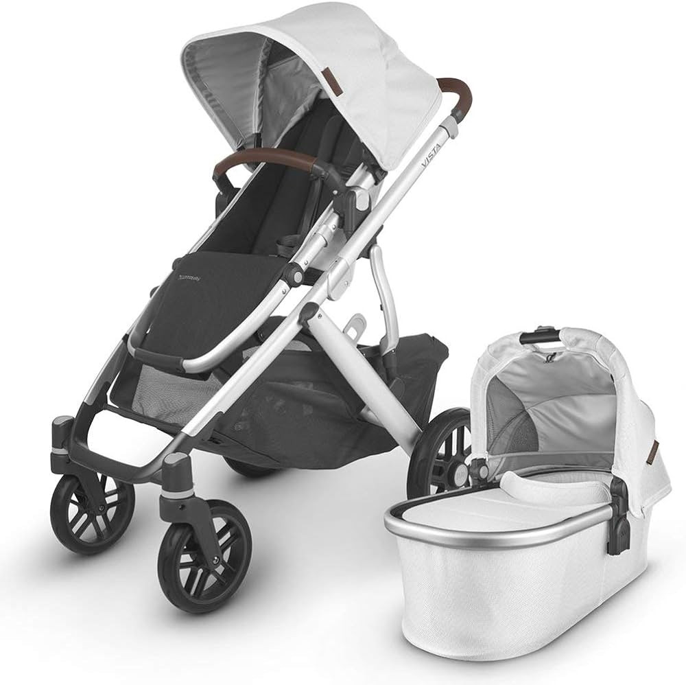 UPPAbaby Vista V2 Stroller / Convertible Single-To-Double System / Bassinet, Toddler Seat, Bug Sh... | Amazon (US)
