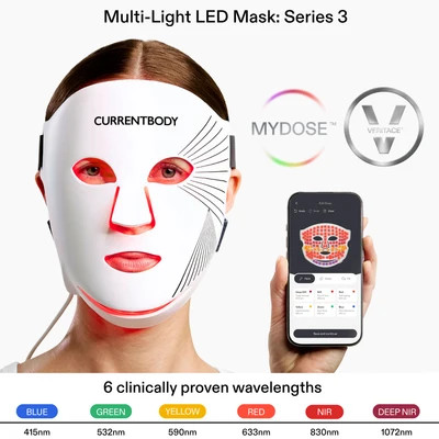 CurrentBody Skin LED Red Light Therapy Face Mask | Currentbody (UK, IE)