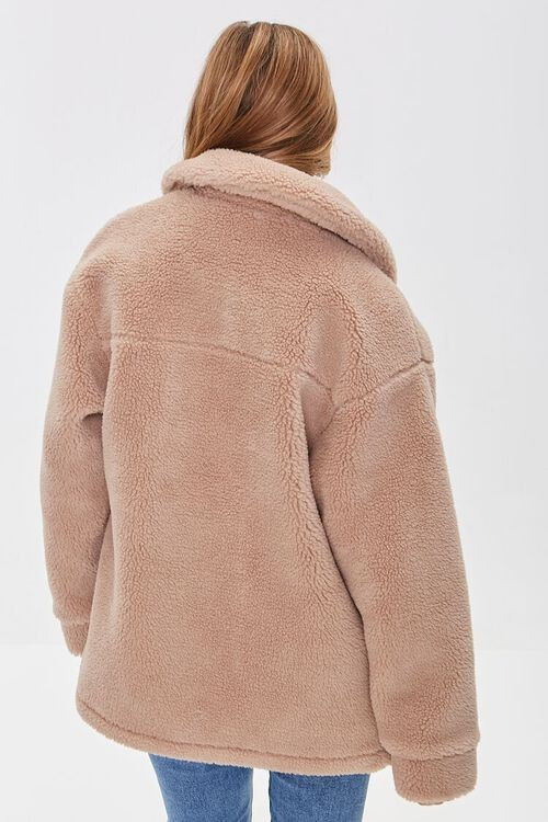 Faux Shearling Button-Up Coat | Forever 21 (US)