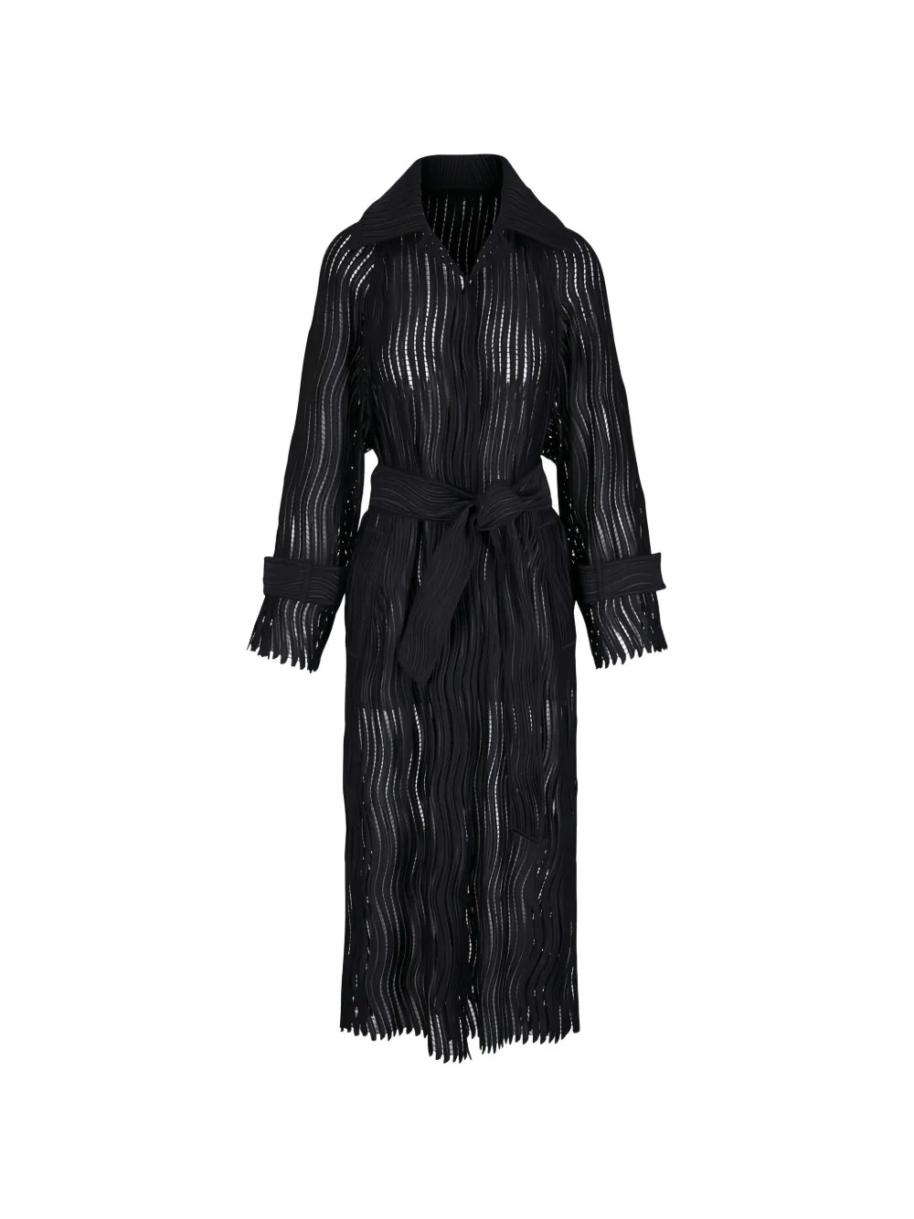 Akris Estelle coat - Black | Farfetch Global