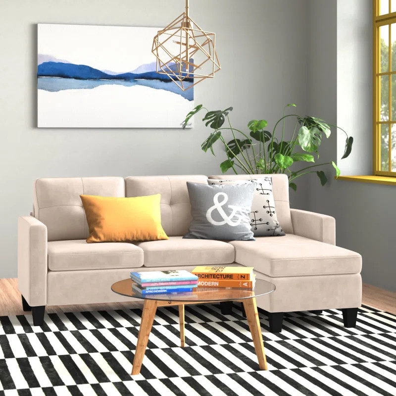 Almeta 2 - Piece Upholstered Sectional | Wayfair North America