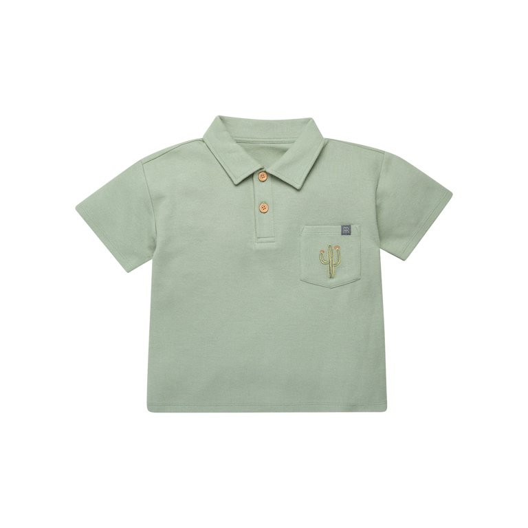 Modern Moments by Gerber Toddler Boy Polo Shirt and Short Outfitt Set, 2-Piece, 12M- 5T | Walmart (US)