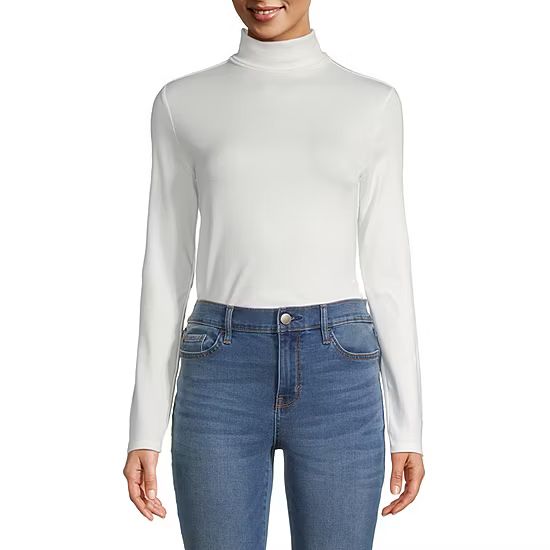 a.n.a Womens Long Sleeve Turtleneck | JCPenney