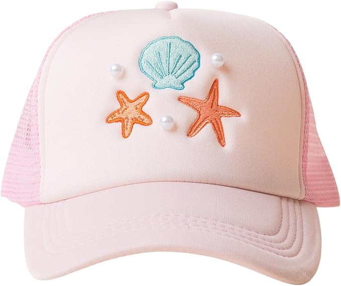 Amazon.com: The Darling Effect Trucker Hat Seashells : Clothing, Shoes & Jewelry | Amazon (US)