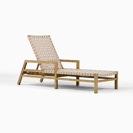 Granada Outdoor Chaise Lounge | West Elm (US)