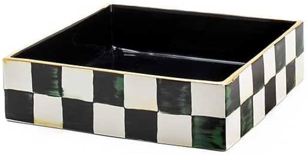 MACKENZIE-CHILDS Ceramic Luncheon Napkin Holder, Kitchen Napkin Holder for Table and Countertop, ... | Amazon (US)