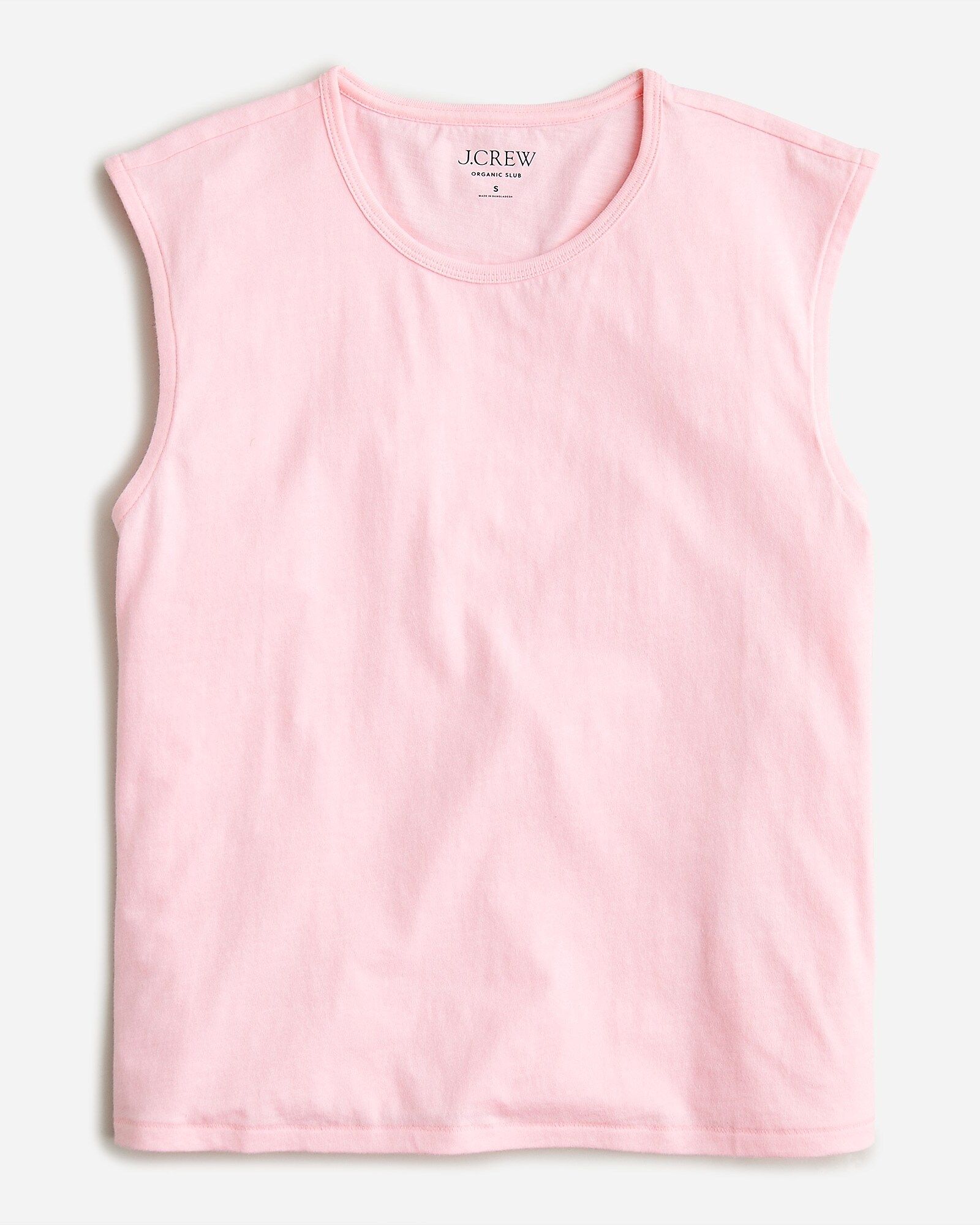 Organic slub cotton muscle T-shirt | J.Crew US