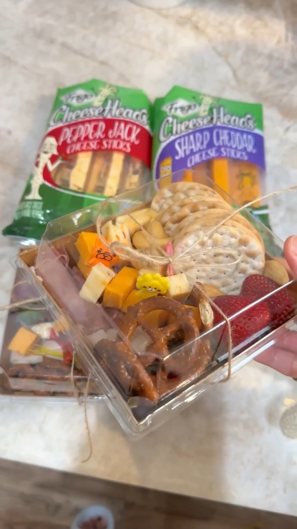 Perfect charcuterie boxes!