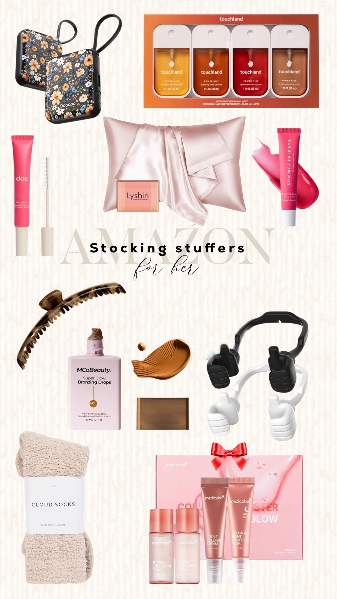 Stocking stuffers for her! 🎄 

Amazon. Gift. Christmas  

#LTKGiftGuide #LTKHoliday #LTKSeasonal