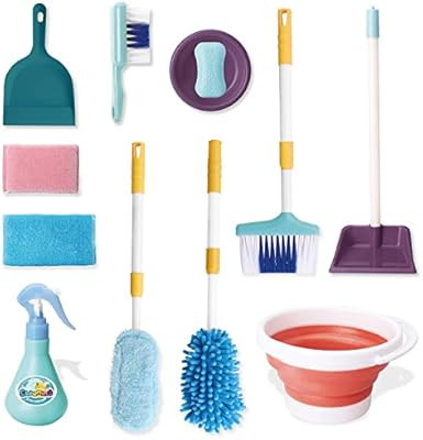 JOYIN Pretend Play Kids Toddler Housekeeping Cleaning Toy Set for Kids and Toddler | Amazon (US)