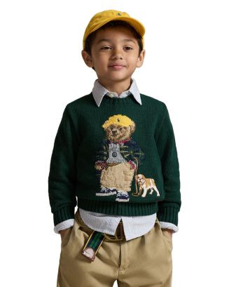 Boys' Polo Bear Sweater - Big Kid, Little Kid | Bloomingdale's (US)