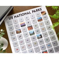 Scratch Off National Park Poster - 16x20 Us Travel Tracker Checklist Shenandoah Isle Royale Mt Raini | Etsy (US)