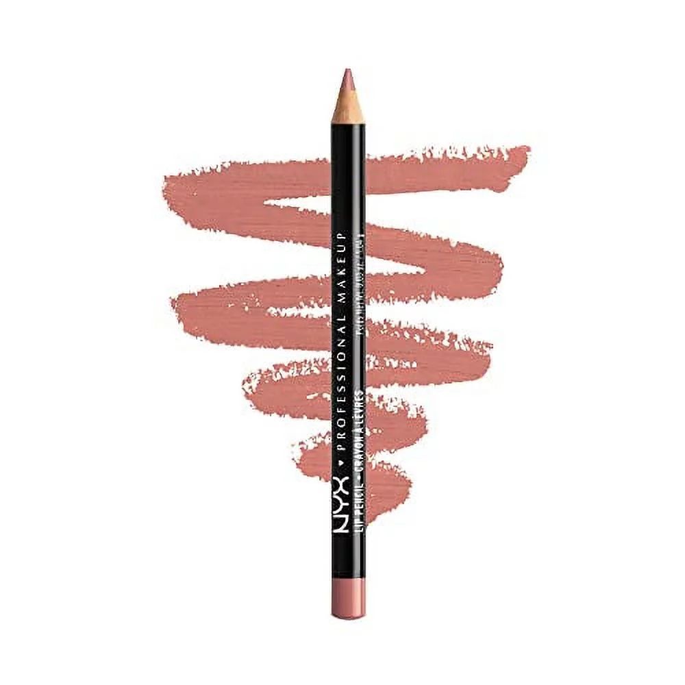 NYX PROFESSIONAL MAKEUP Slim Lip Pencil, Long-Lasting Creamy Lip Liner - Nude Pink | Walmart (US)