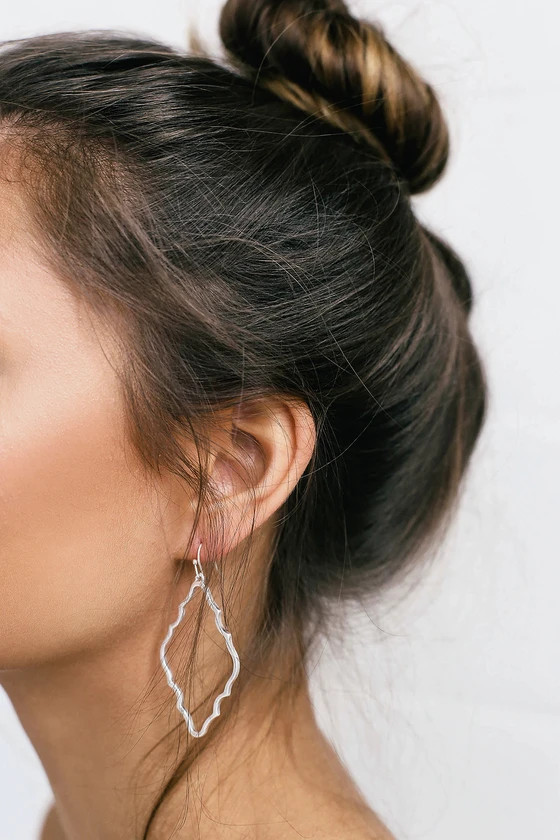 Reagan Silver Earrings | Lulus (US)