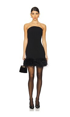 House of Harlow 1960 Carmen Mini Dress in Black from Revolve.com | Revolve Clothing (Global)
