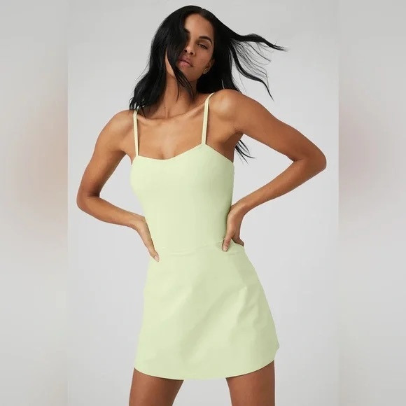 ALO Courtside Sport Dress in Iced Tea Green XS | Poshmark