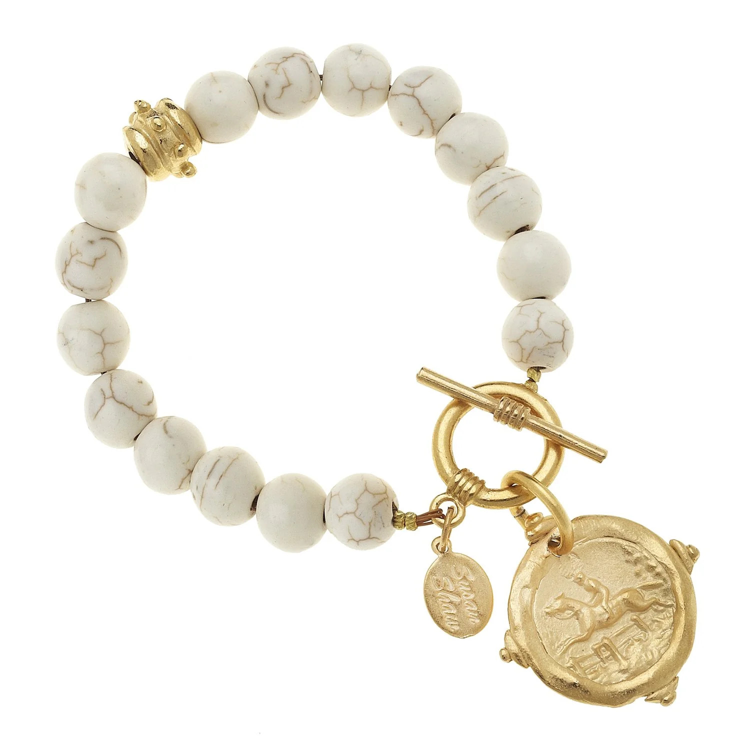 Equestrian Stone Toggle Bracelet | Susan Shaw