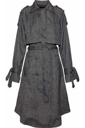 Neilson Prince of Wales layered woven trench coat | The Outnet US