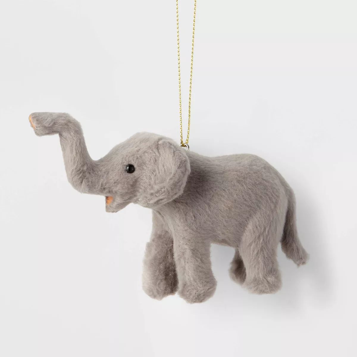 Faux Fur Elephant Christmas Tree Ornament Gray - Wondershop™ | Target