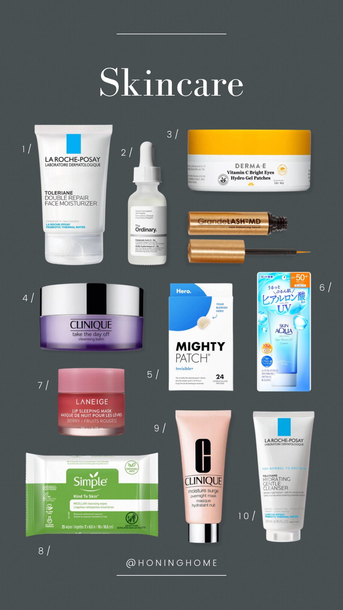 skincare basics, skincare favorites, eye lash serum, eye patches, pimple patches, lip mask, sleep skincare mask, cleanser, korean skincare

#LTKfindsunder50 #LTKstyletip #LTKbeauty