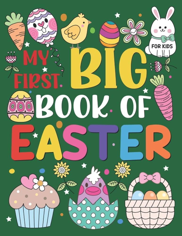 My First Big Book Of Coloring Easter: Simple And Easy Coloring Pages For Kids Ages 2-4 Years With... | Amazon (US)