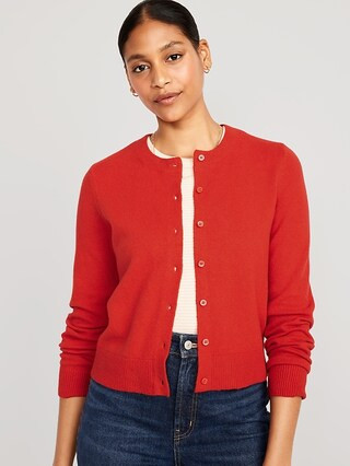 Cropped Cardigan Sweater for Women | Old Navy (US)