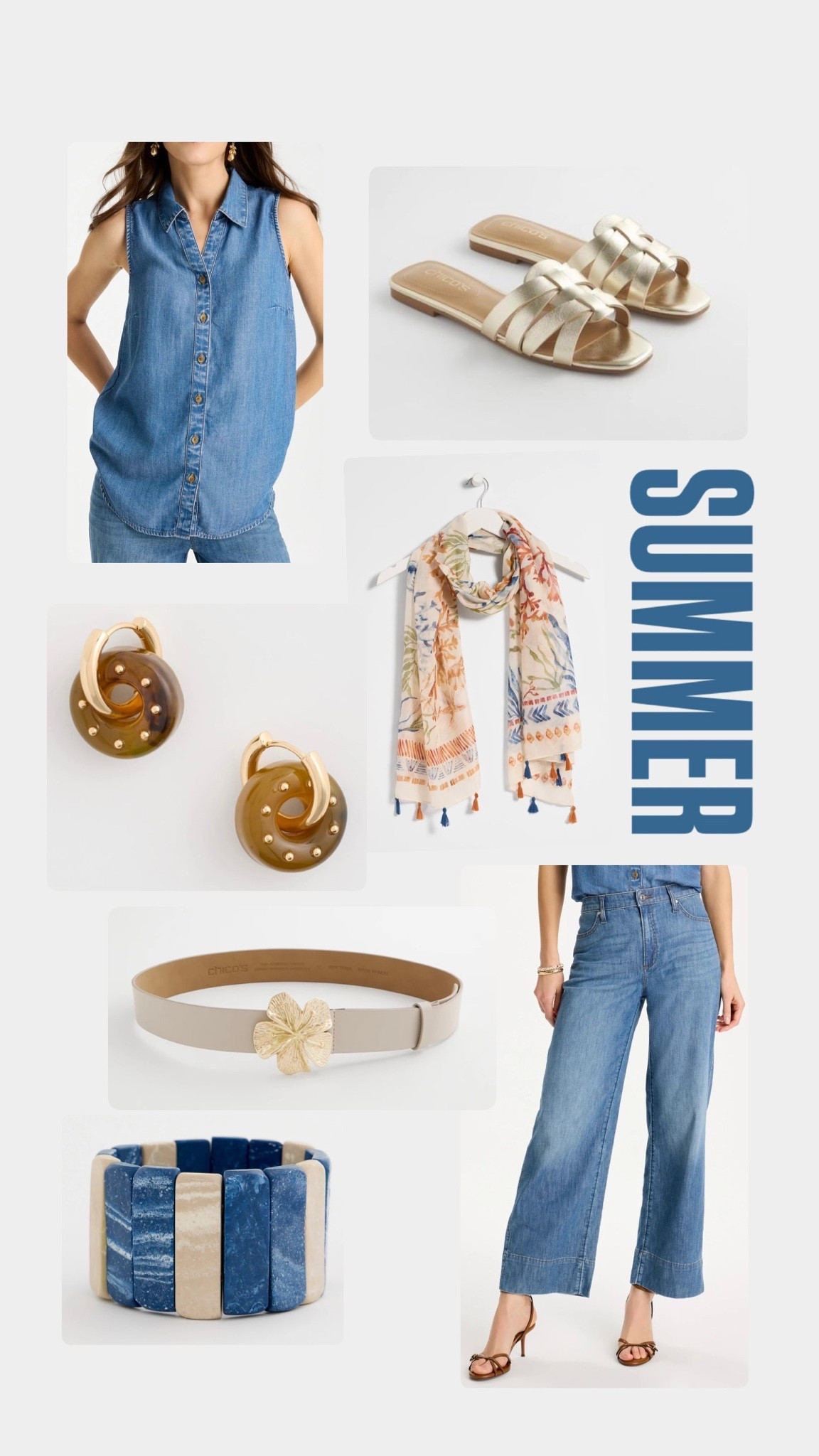 BEAUTIFUL SUMMER ahead. Score this look from CHICO’S all on sale!!!

#LTKootd #LTKOver40 #LTKSaleAlert
