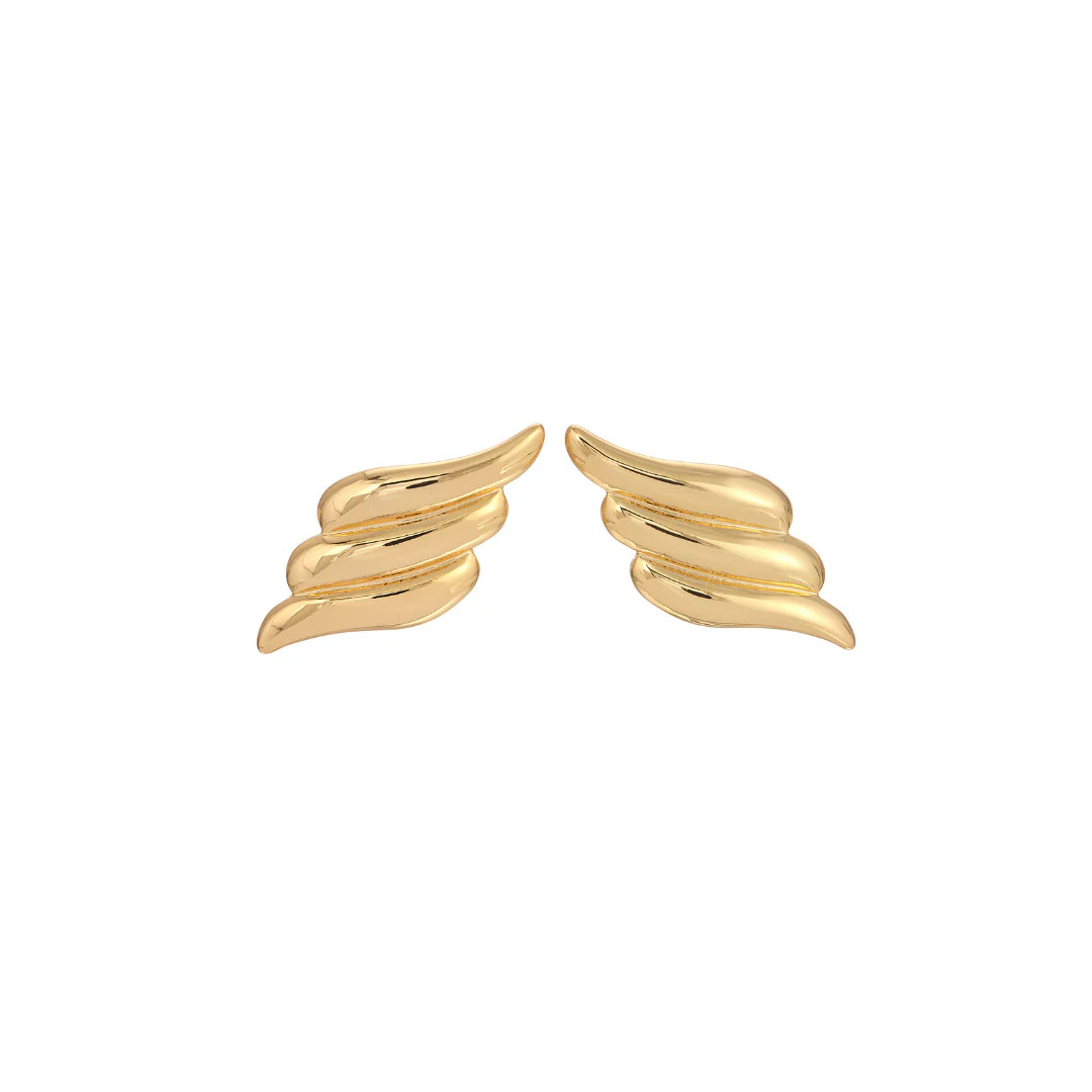 WING GOLD EARRINGS | Heaven Mayhem