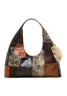 Steve Madden Baurra Patchwork Hobo Bag | Belk
