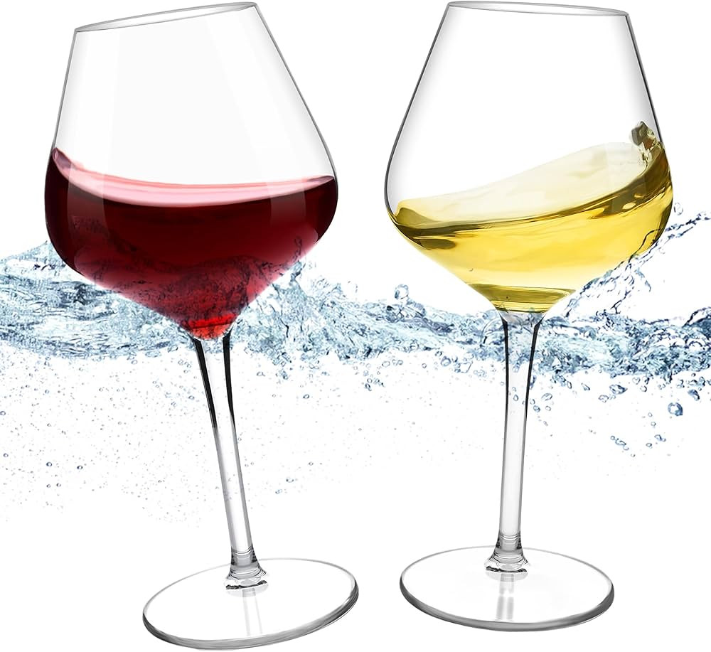 MICHLEY Floating Wine Glasses for Pool 18 OZ Unbreakable Tritan Plastic Stemmed Red Wine Glasses ... | Amazon (US)