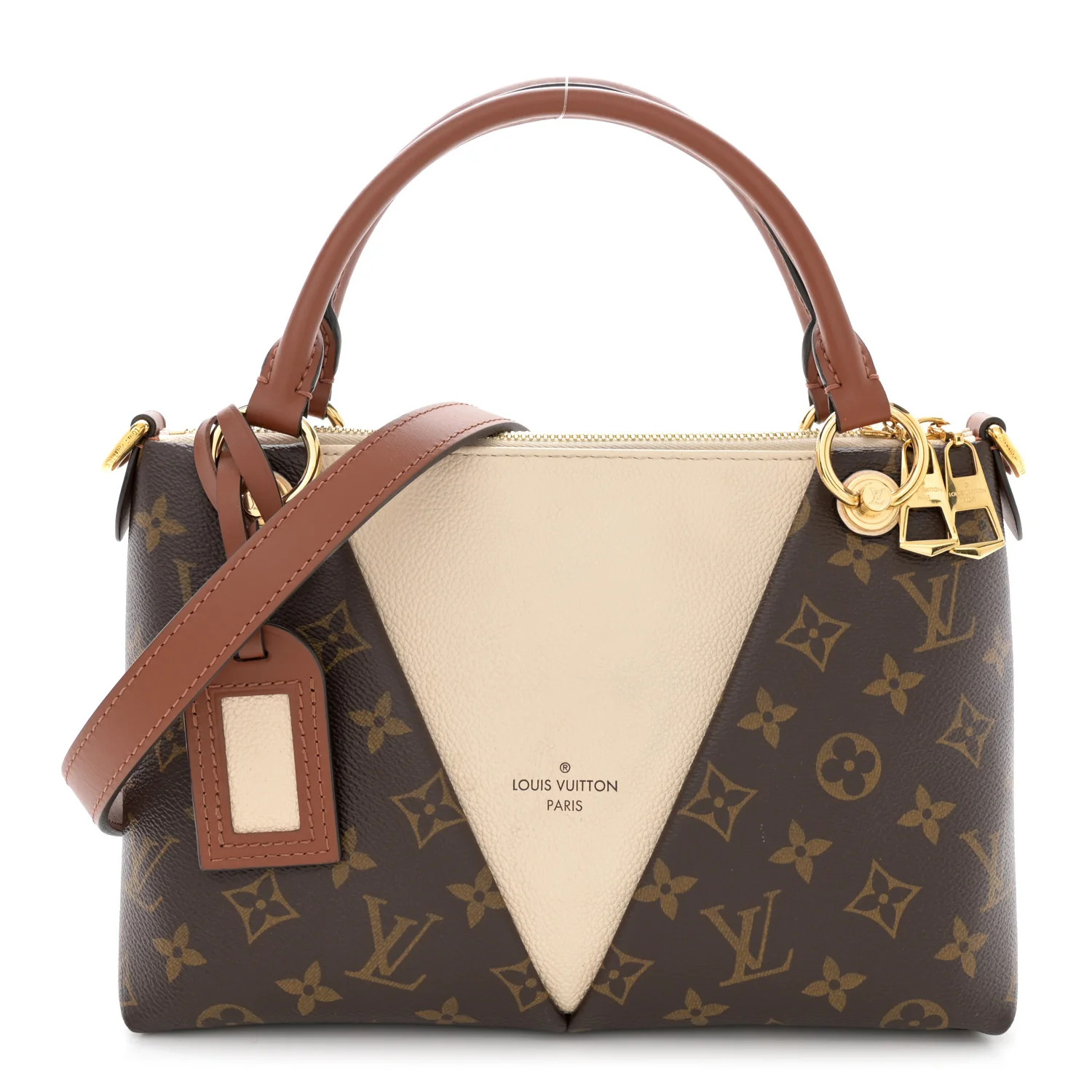 Monogram V Tote BB Creme | FASHIONPHILE (US)