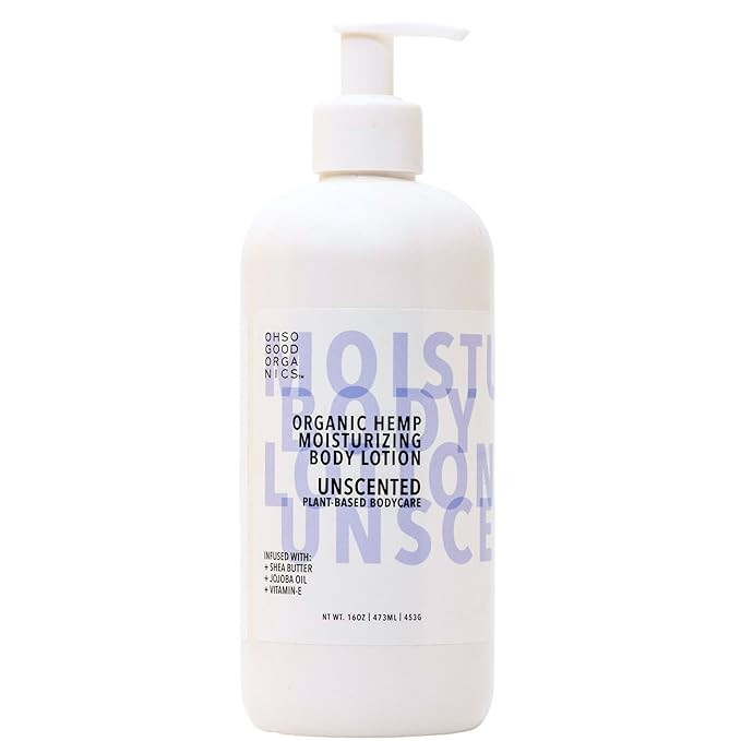 Organic Hemp Moisturizing Body Lotion, Body Lotion for Extremely Dry Skin, Hemp Lotion for Women ... | Amazon (US)