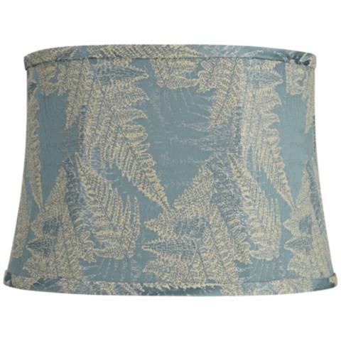 Brescia Teal Softback Drum Lamp Shade 14x16x11 (Washer) - #858M9 | Lamps Plus | Lamps Plus