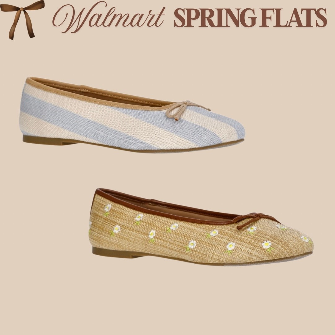 The cutest $35 spring flats from Walmart! 

#LTKSaleAlert #LTKSeasonal