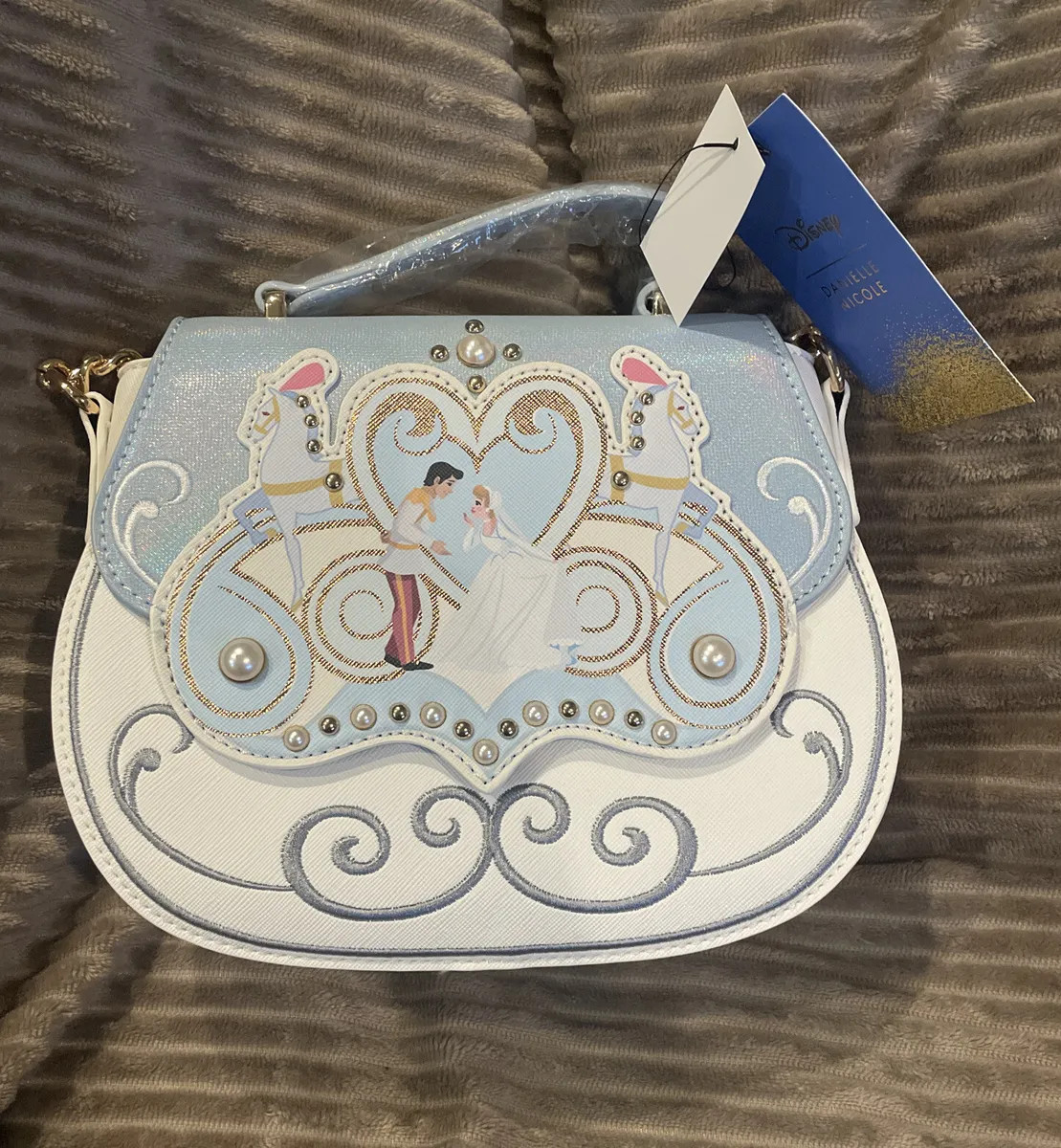 Danielle Nicole Disney Cinderella Wedding Top Handle Crossbody Bag NWT | eBay US