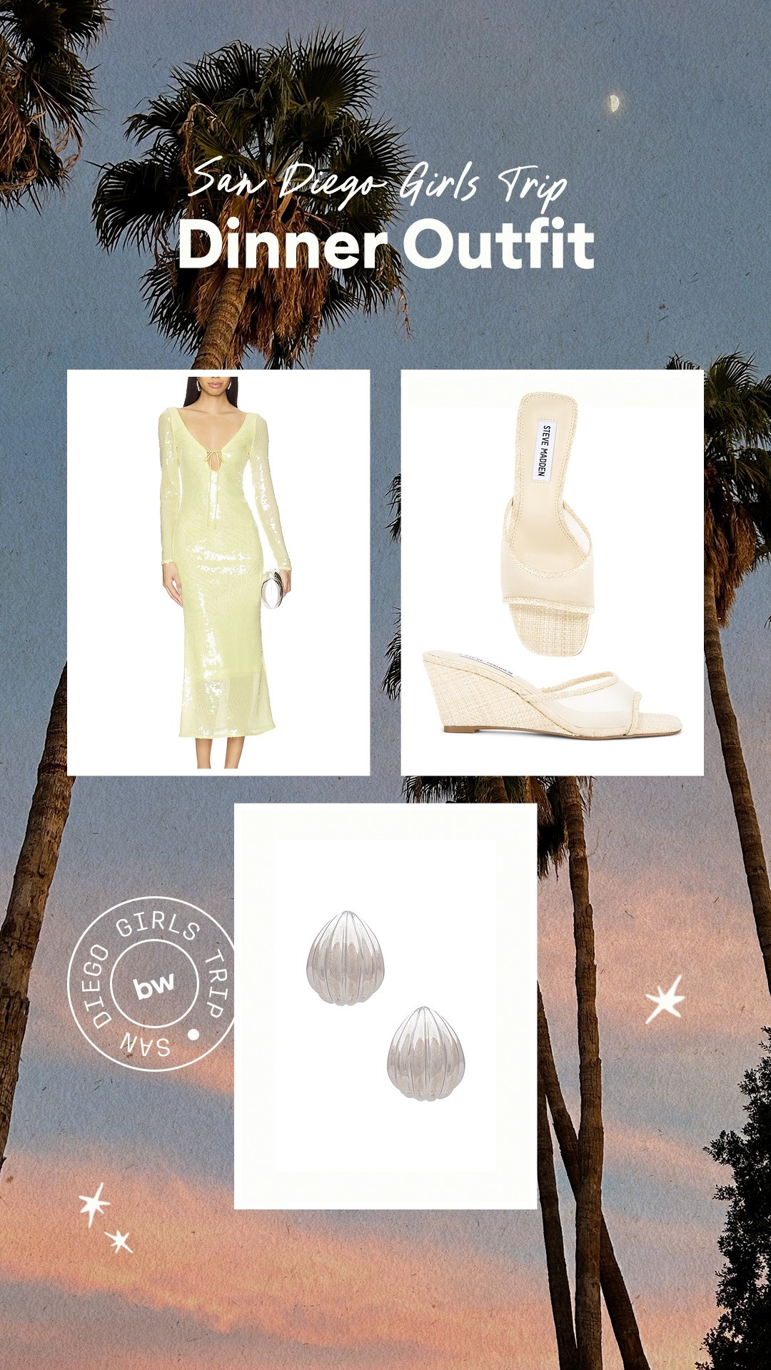 San Diego Girls Trip: What I Wore For Dinner ✨ 
- 
- 
- 
Date night outfit, girls night outfit, midsize outfit, midsize style, midsize style inspo summer dress, bardot dress, sequin dress, sequin outfit inspo, GNO

 

 

#LTKSeasonal #LTKMidsize #LTKStyleTip