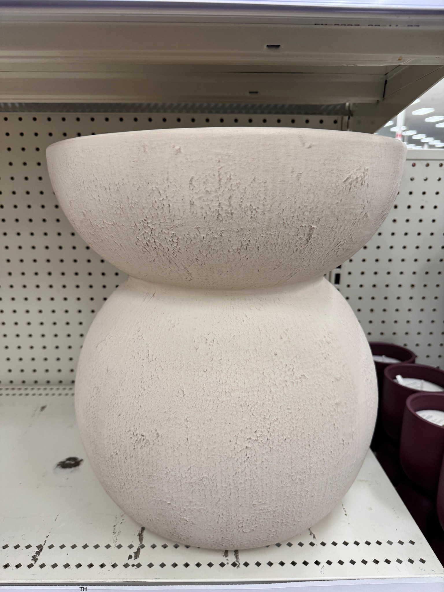   Neutral modern indoor/outdoor side table. Affordable home decor. 

#LTKSeasonal #LTKHome