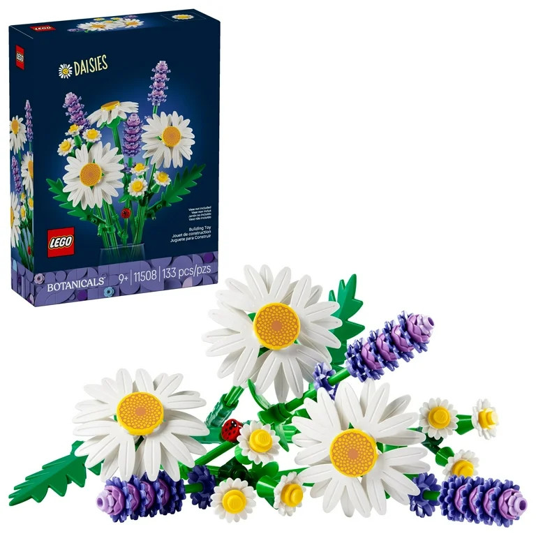 LEGO Botanicals Daisies Building Toy - Easter Gift for Kids & Adults, Ages 9+ - Kids Room Decor f... | Walmart (US)
