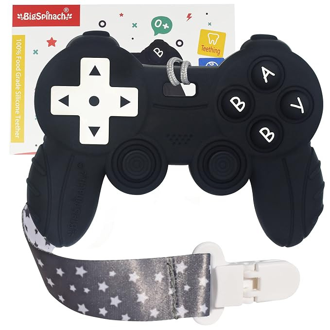 Cool Remote Game Control Teething Toy for Babies 0-6 6-12 Months,Game Controller Teether for Game... | Amazon (US)