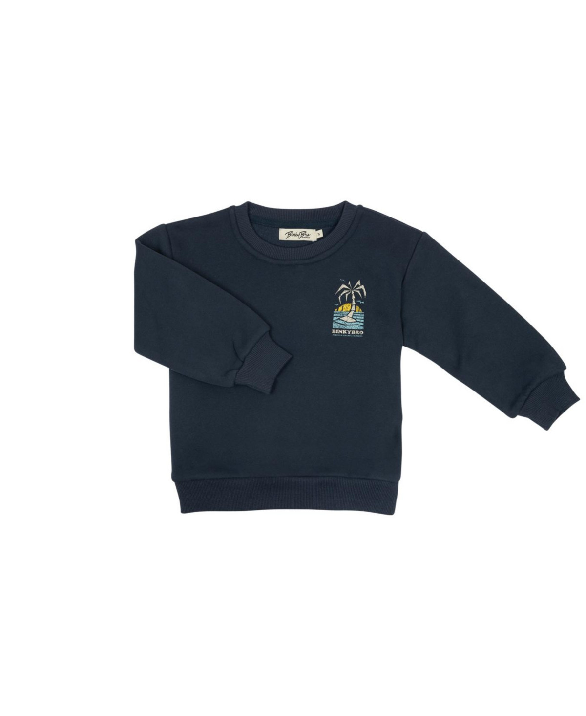 BinkyBro Boys On a Beach Crewneck - Navy blue | Macy's