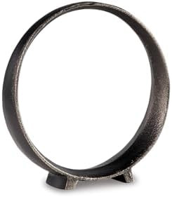 Signature Design by Ashley Ryandale Round Metal Sculpture, Antique Black | Amazon (US)
