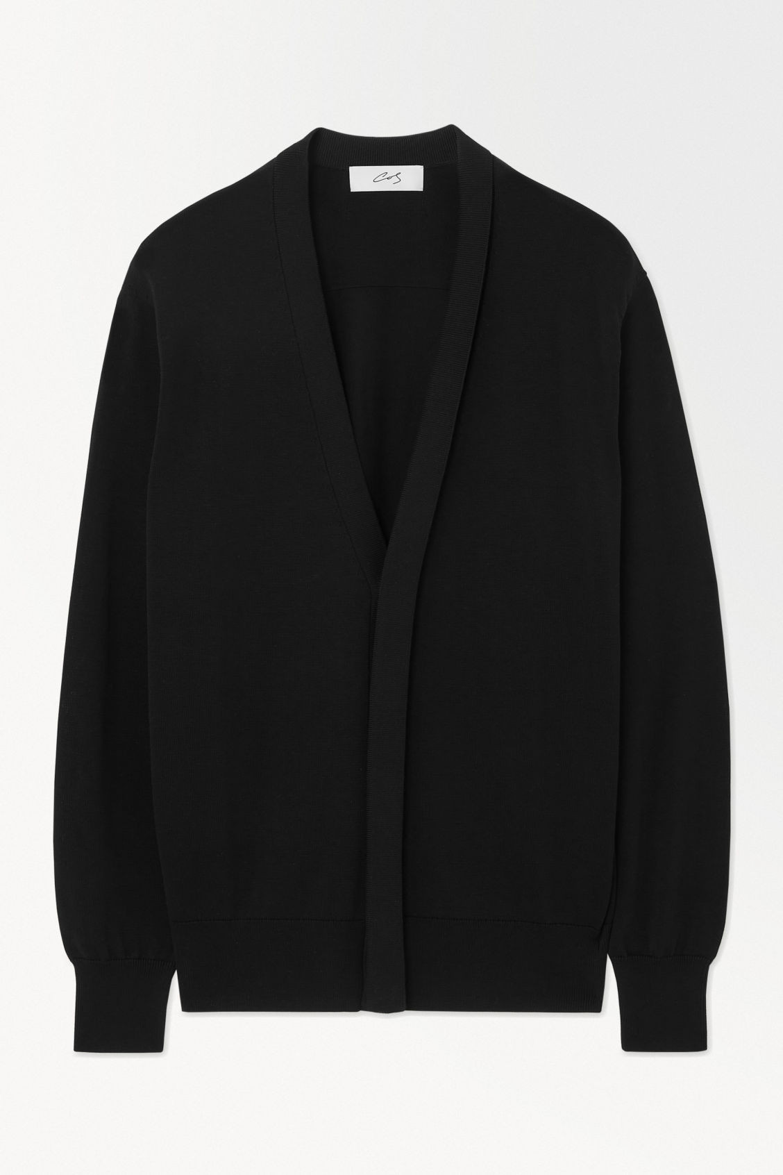 THE FINE KNIT V-NECK CARDIGAN | COS (US)