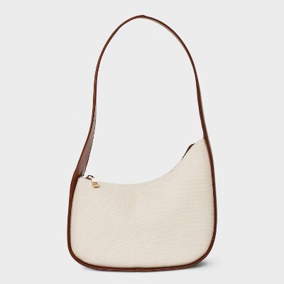 Asymmetric Shoulder Bag - A New Day™ Natural/Brown | Target