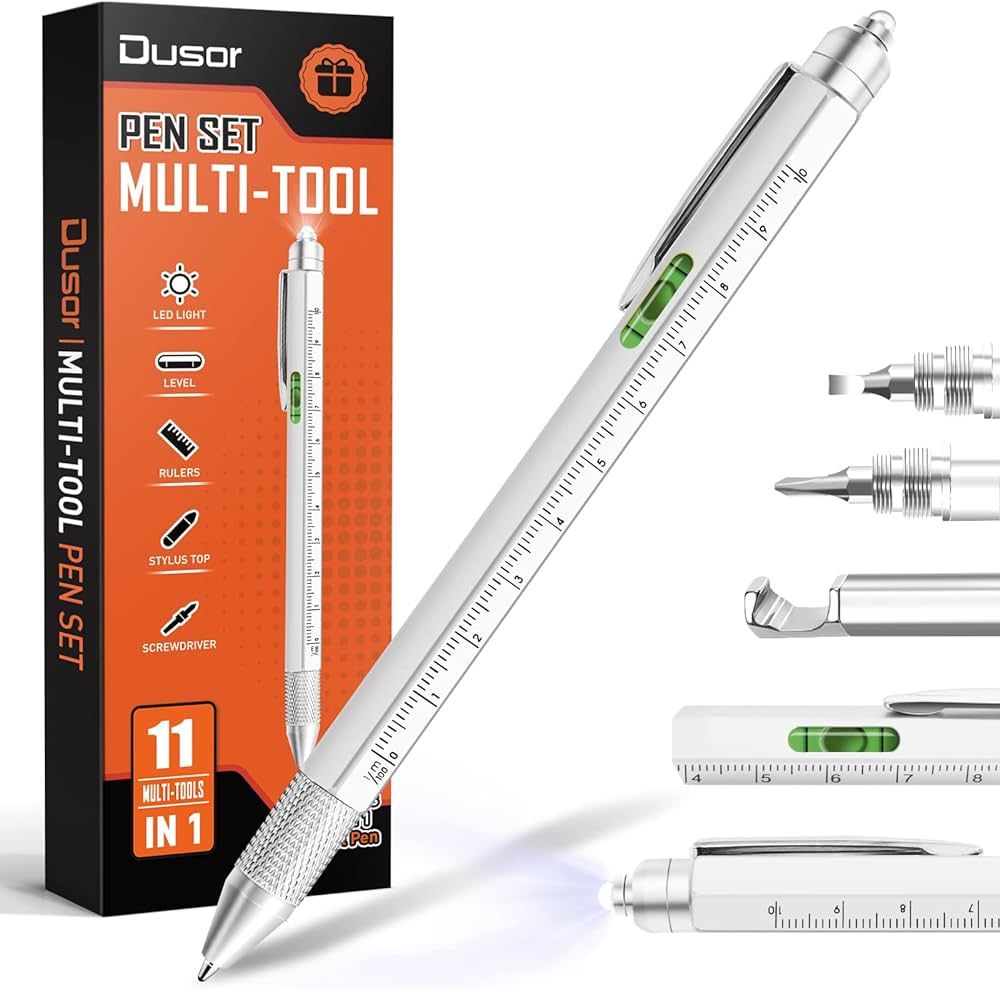 Stocking Stuffers for Men Adults, Gifts for Men, 11 in 1 Multi Tool Pen, Christmas Gifts for Men,... | Amazon (US)