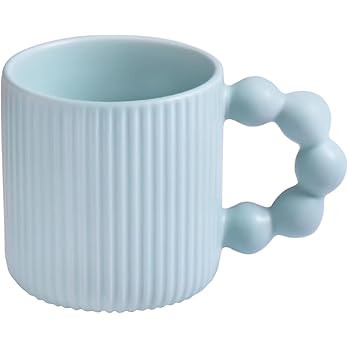 Koythin Ceramic Coffee Mug, Cute Creative Vertical Cup Body Gourd Handle Design for Office and Ho... | Amazon (US)
