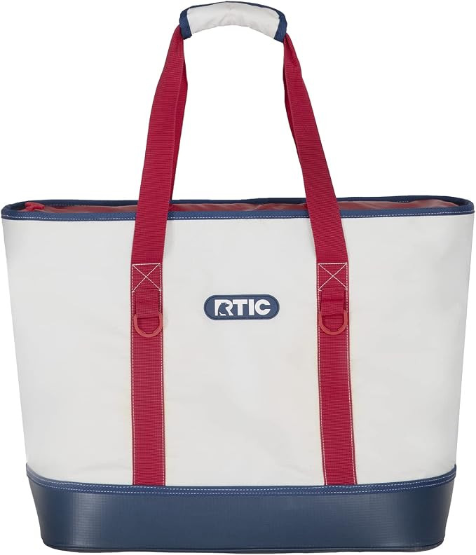 RTIC Insulated Tote Bag, Large Cooler Thermal Reusable Bags with Zippered Top for Beach, Grocery ... | Amazon (US)
