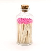 Magenta Pink Decorative Matches, 70+ Small Premium Wooden Matches | Artisan Matches for Candles, Saf | Amazon (US)