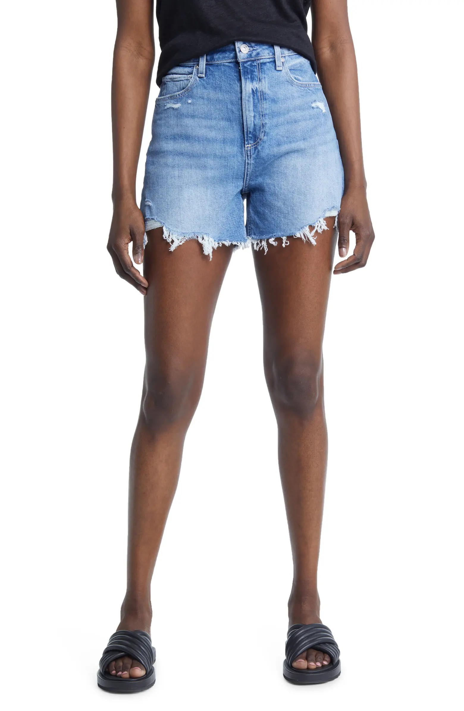 Dani High Waist Cutoff Denim Shorts | Nordstrom