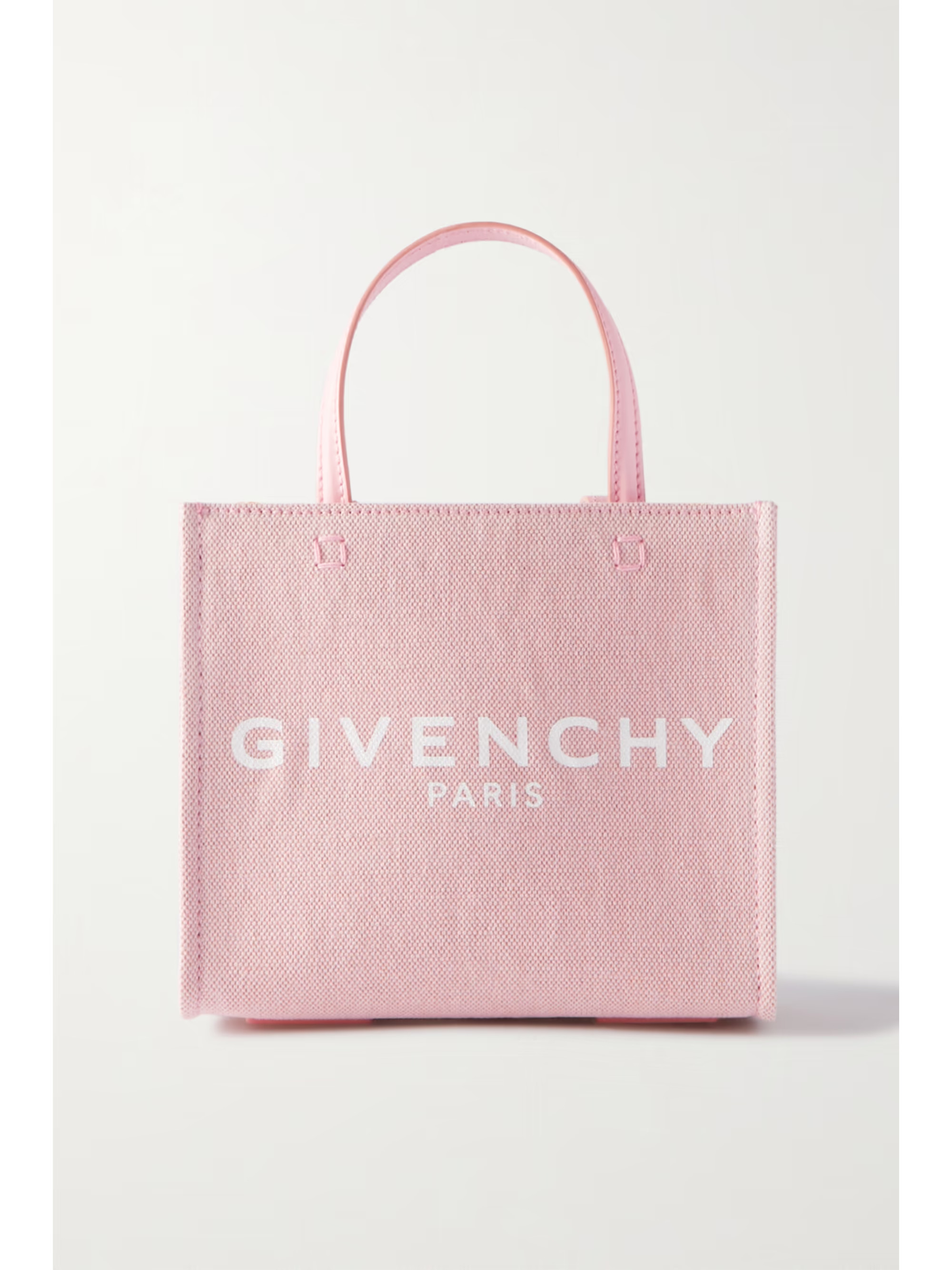 Pink G-Tote mini leather-trimmed printed canvas tote | GIVENCHY | NET-A-PORTER | NET-A-PORTER (US)