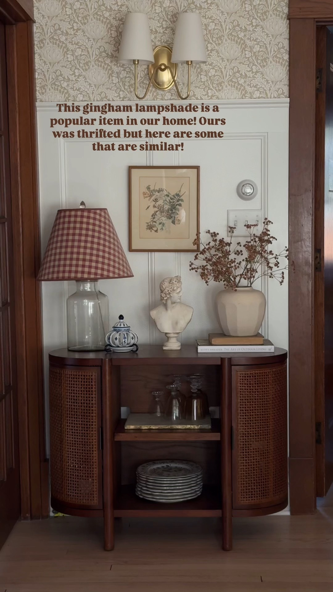 A little gingham goes a long way 🕯️
These patterned shades instantly add charm and that “collected over time” feel. Linking a few similar to the ones in our dining room ⬇️

#LTKHome